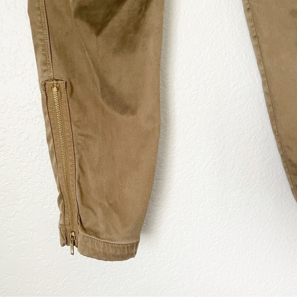 MOTHER Misfit Crop Moss Zipper Pants 27 - Picture 5 of 12